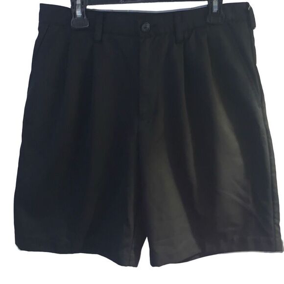 Pre Owned Men's Izod Black Golf Shorts Size 32 Performance Style Athletic - Picture 4 of 11